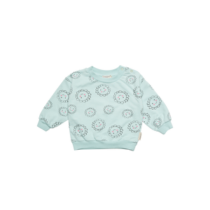 Baby Flower Sweatshirt - Mint