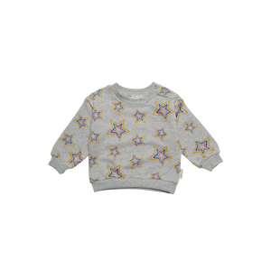 Baby Stars Sweatshirt - Grey