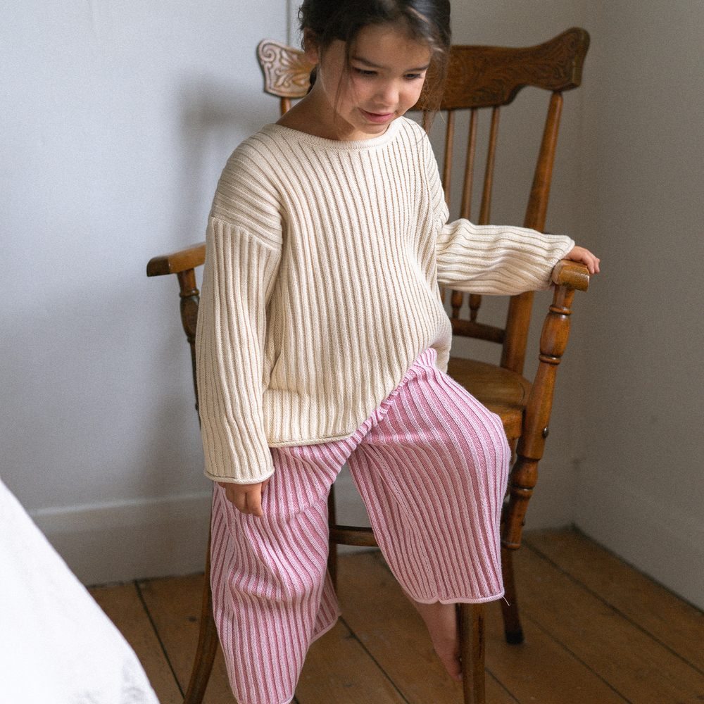Essential Knit Jumper - Biscuit