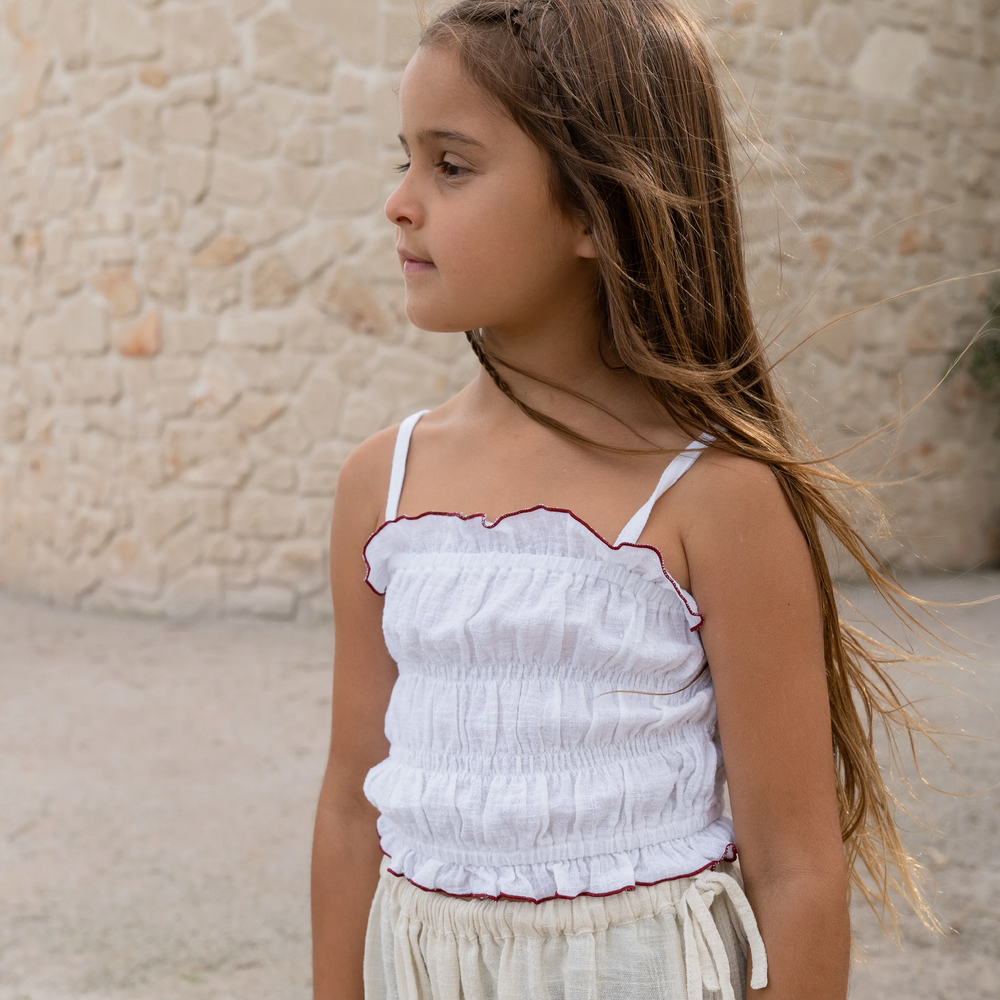 Shirred Crop