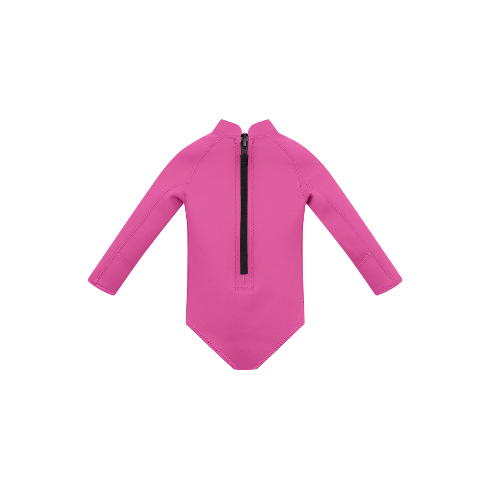Long Sleeve Paddle Suit - Fuchsia Pink