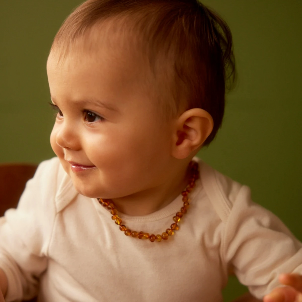 Amber Necklace - Cognac