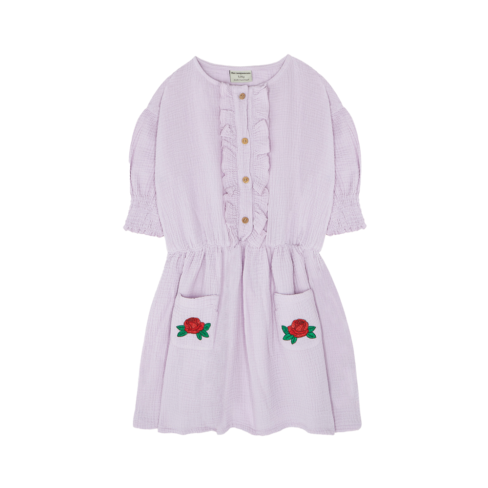 Dress - Flower Embroidery