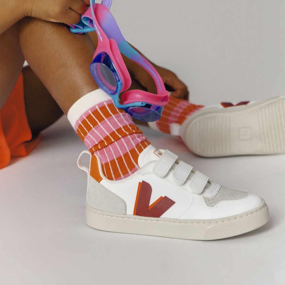 V-10 CWL - White Marsala Orange Fluo