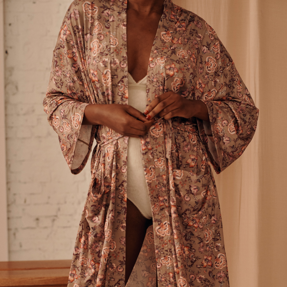 Womens Yokawa Kimono - Tropical Loon